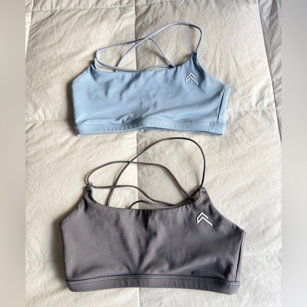 ONER ACTIVE Women's Blue and Gray Sports Bras